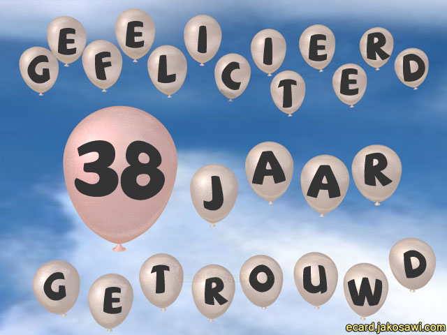 38 jaar ballon lucht