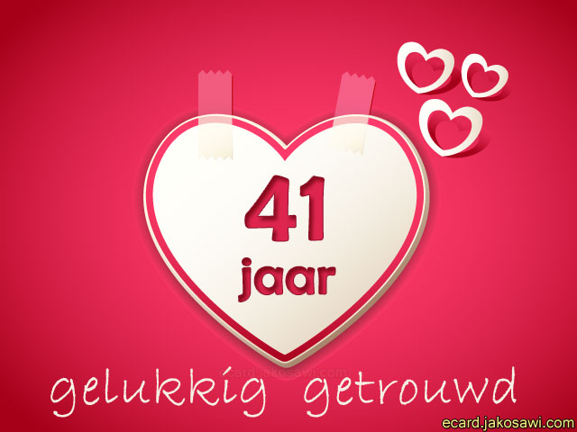 41 jaar liefde