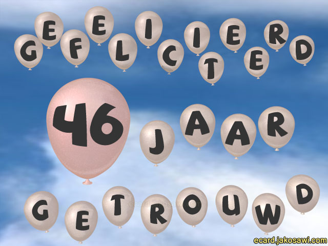 46 jaar ballon lucht
