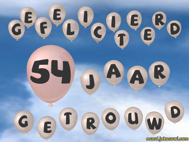 54 jaar ballon lucht