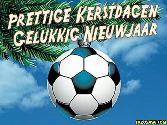 prettige kerstdagen voetbal 1701